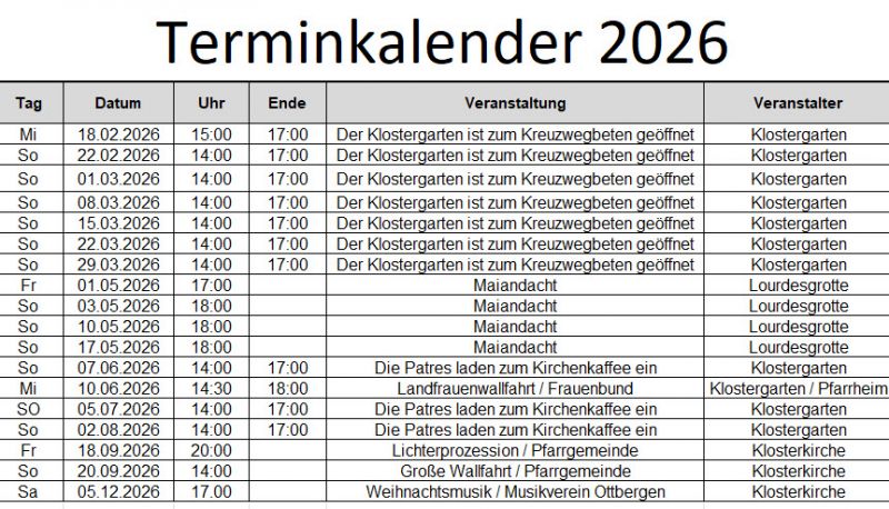 Terminkalender-2026